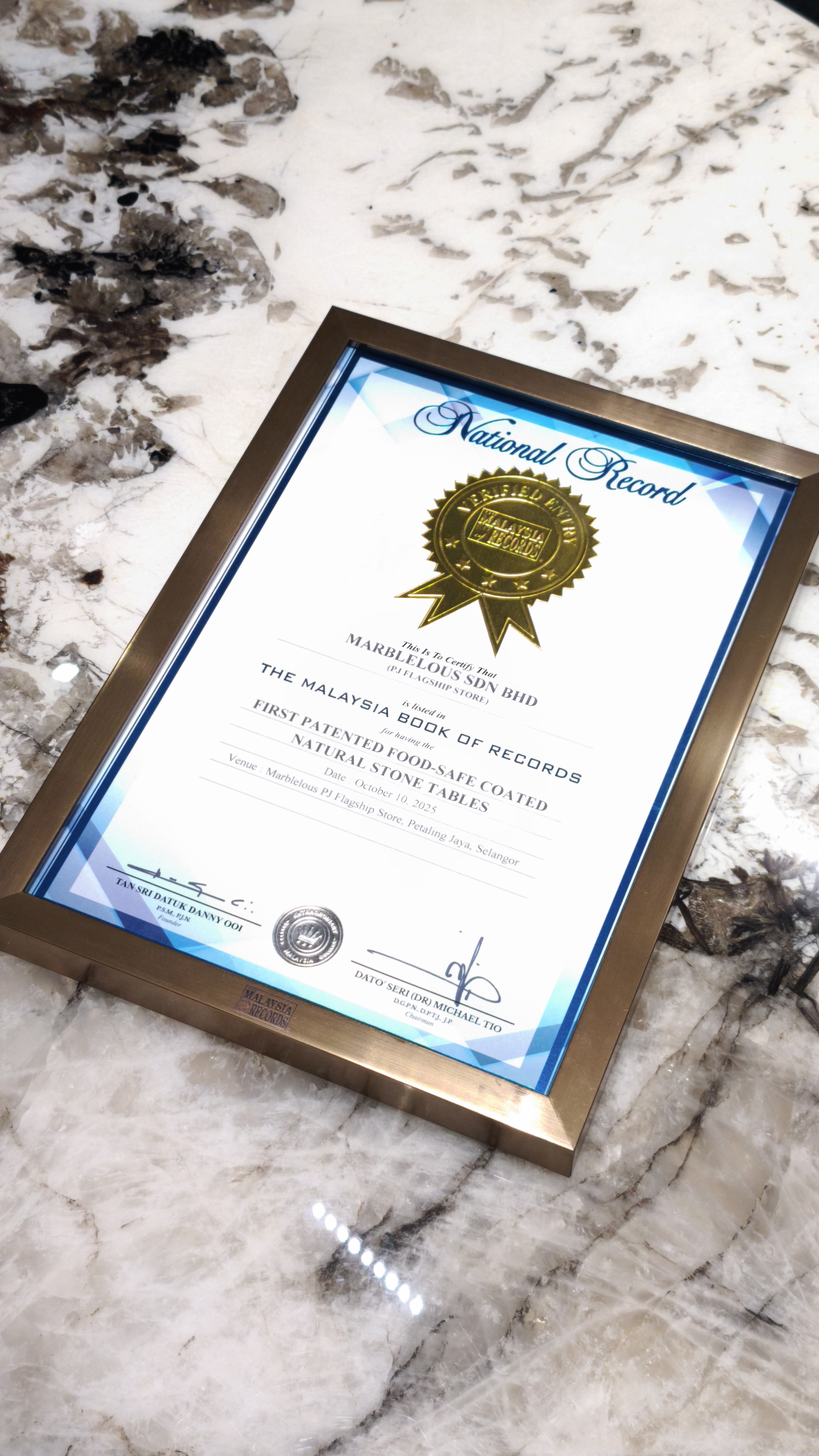 Marblelous - Malaysia Book of Records