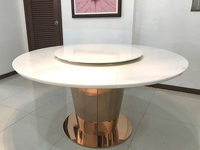 marblelous projec references - marble round dining table