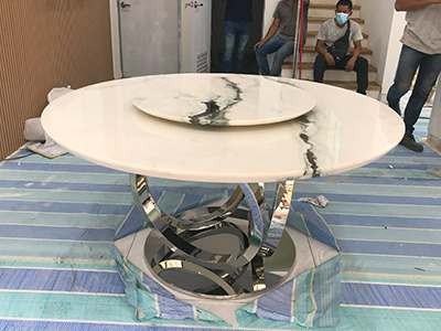 marblelous projec references - marble round dining table