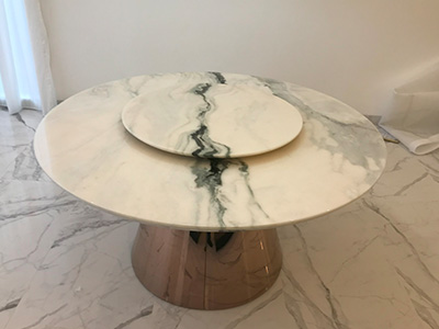 marblelous projec references - marble round dining table