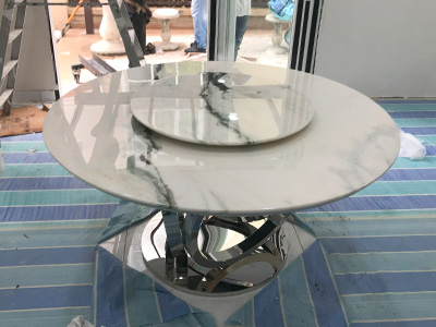 marblelous projec references - marble round dining table