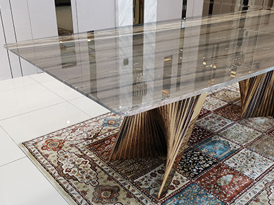 marblelous project references - marble round dining table