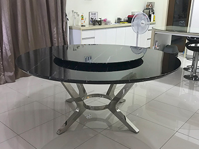 marblelous projec references - marble round dining table 4