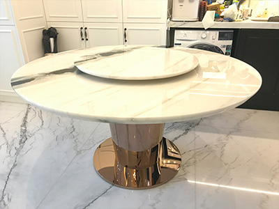 marblelous projec references - marble round dining table 17