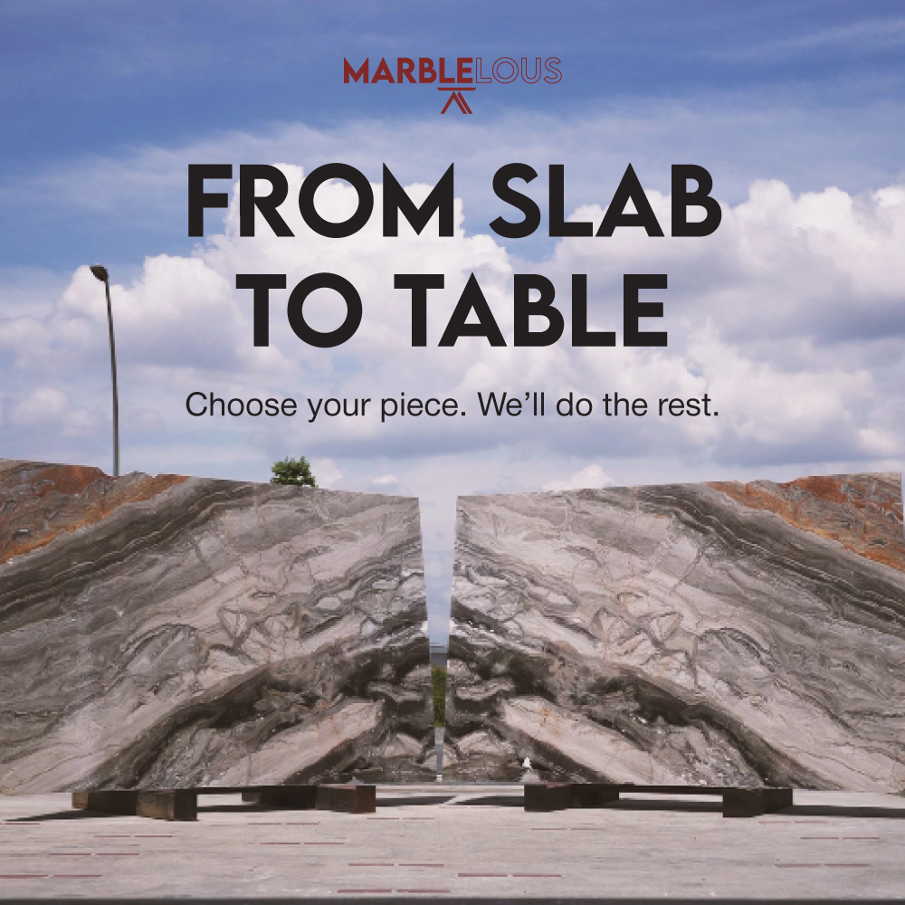 Marblelous crystal-look Marble Dining Tables