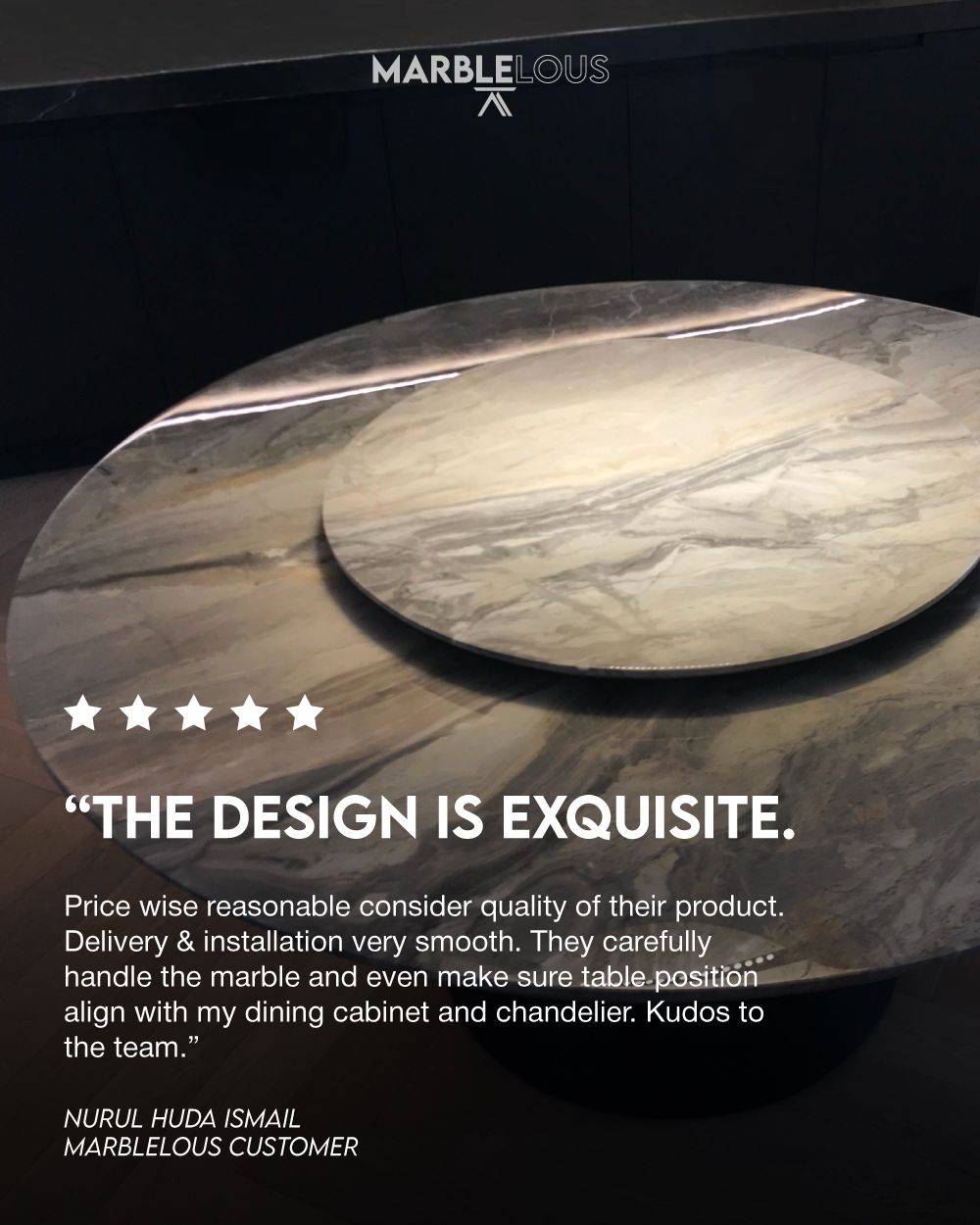 Marblelous Marble Dining Tables - Nothing makes us happier than knowing our customers love their Marblelous dining tables! 