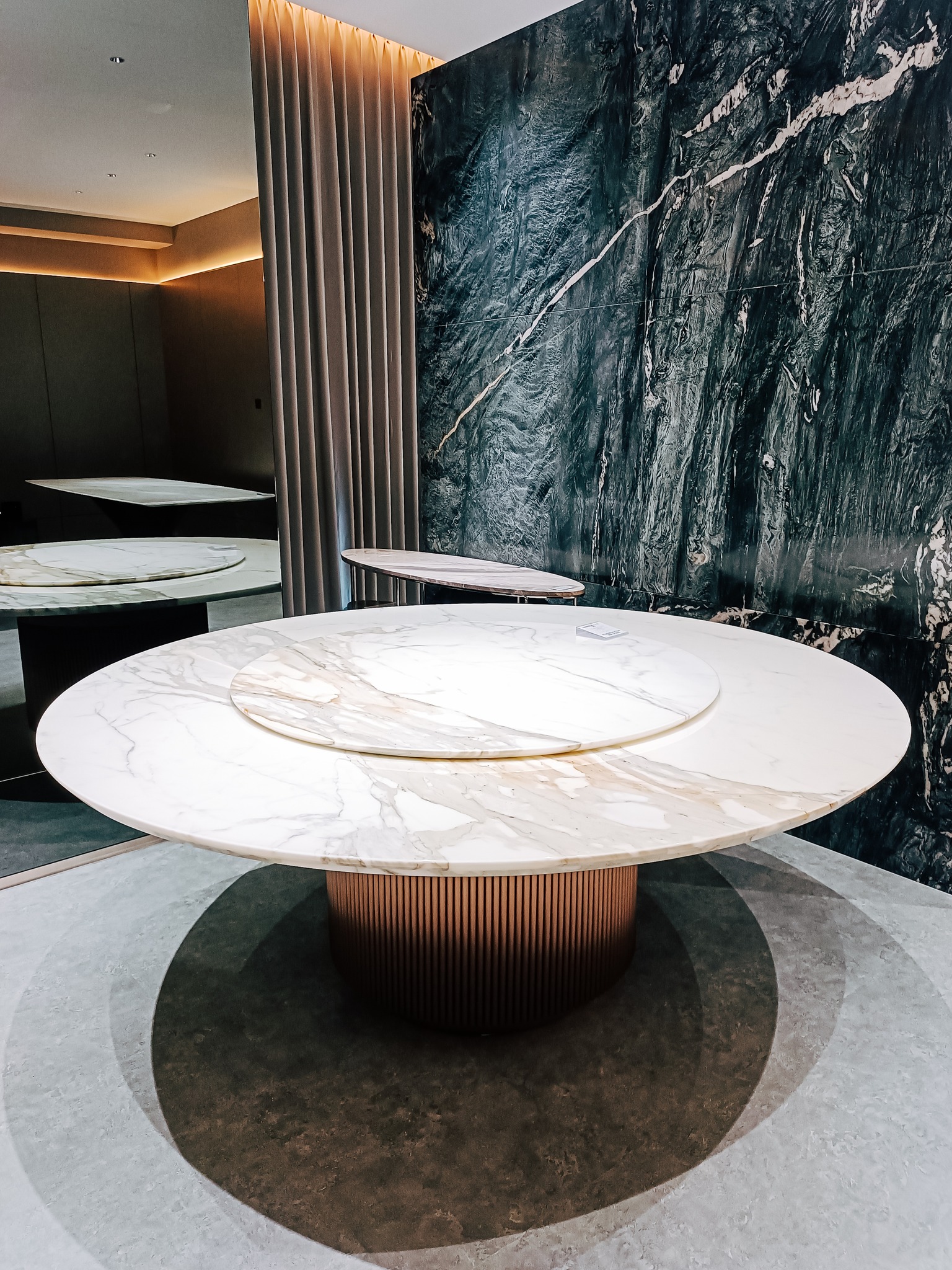 Marblelous customise Marble Dining Tables - cut from 100% real marble and luxury stone slabs at our elmina factory