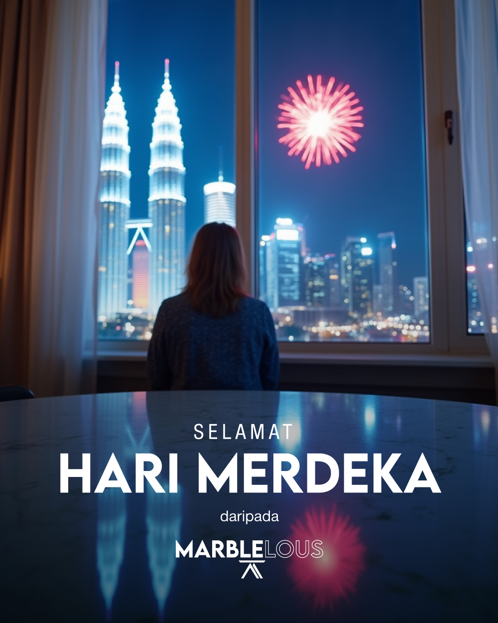 As a Malaysian brand, Marblelous is honoured to craft pieces that reflect the strength, diversity, and spirit of Malaysia, bringing timeless beauty into Malaysian homes over the years.