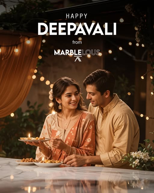 Deepavali reminds us of light overcoming darkness, joy filling our homes, and families gathering around the table. May this Deepavali bring prosperity, harmony, and endless reasons to celebrate, all shared around a timeless marble table that makes every moment truly unforgettable.